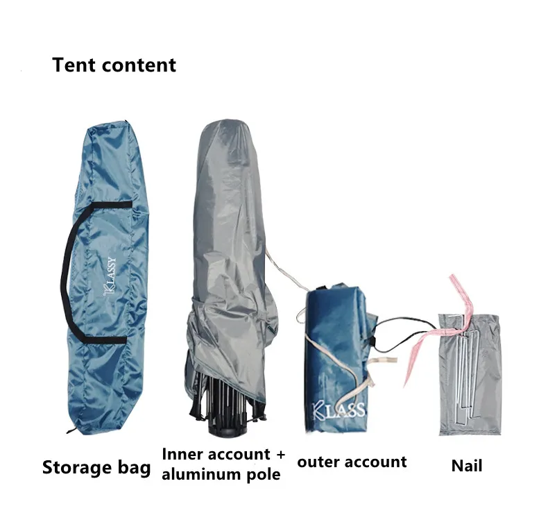 CHANODUG High Quality Double Layer Automatic Hydraulic Indoor Outdoor House Shaped Family Adult Kids Tent