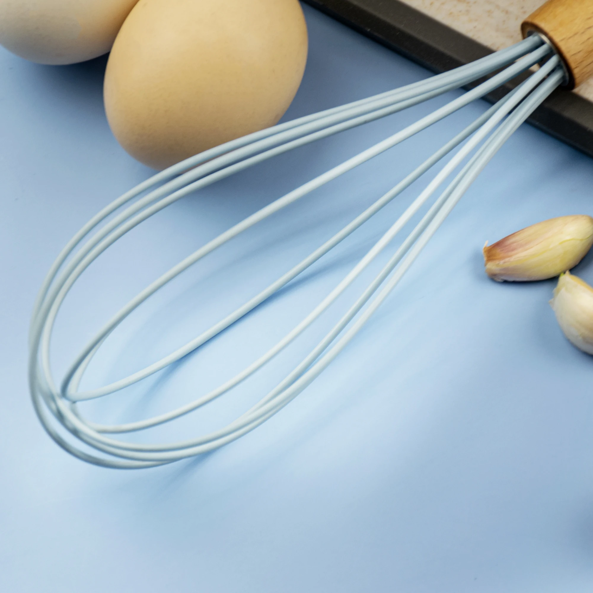 Amazon hot selling kitchen tools stainless steel egg whisk for hotel cooking kitchen
