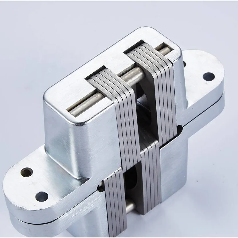 Adjustable Cabinet Hinge Hardware Steel 3D Concealed Soft Close Furniture Cross Hinges