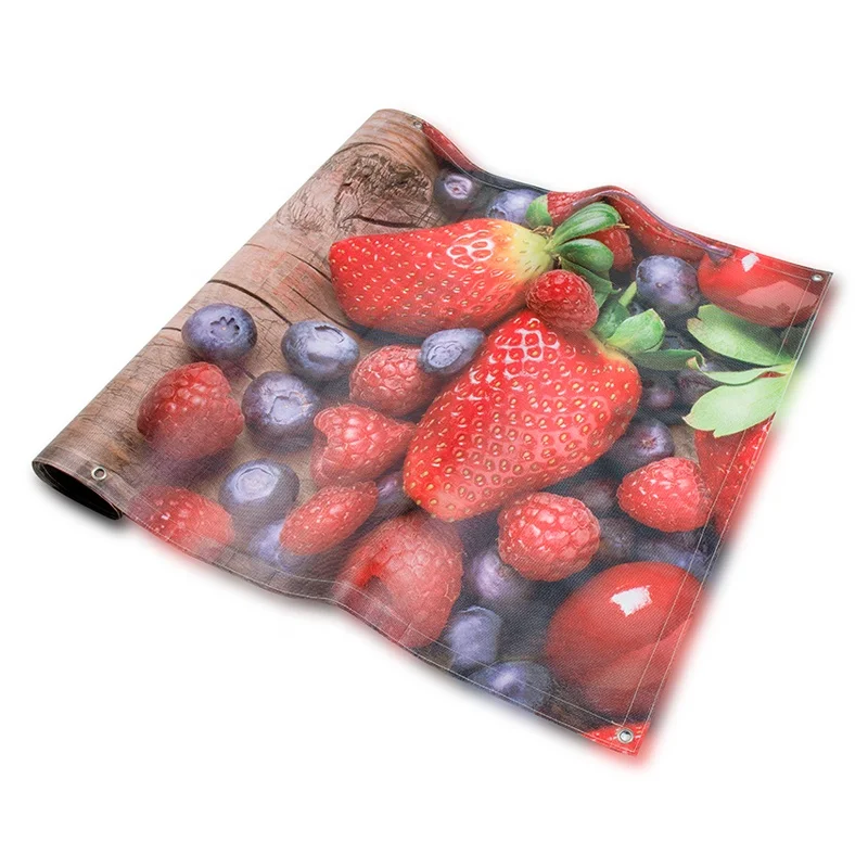 Trade show advertising banner custom sizes printing flex mesh banner