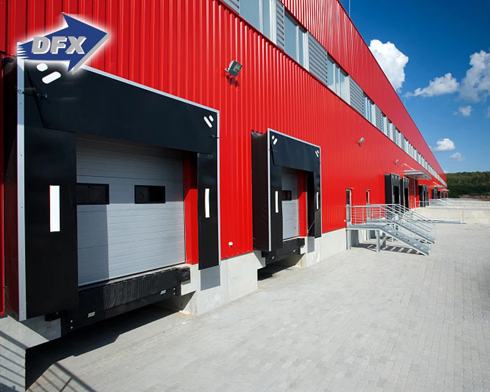 Prefabricated  ce iso  industrial  workshop shed  steel structure  distribution center storage warehouse  with loading docks