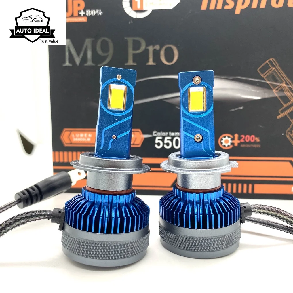 Super Bright LED Headlight Bulbs White Light 130W 18000 Lumens H4 Led Headlamp H7 H11 9007Car Headlight Light Bulb Canbus