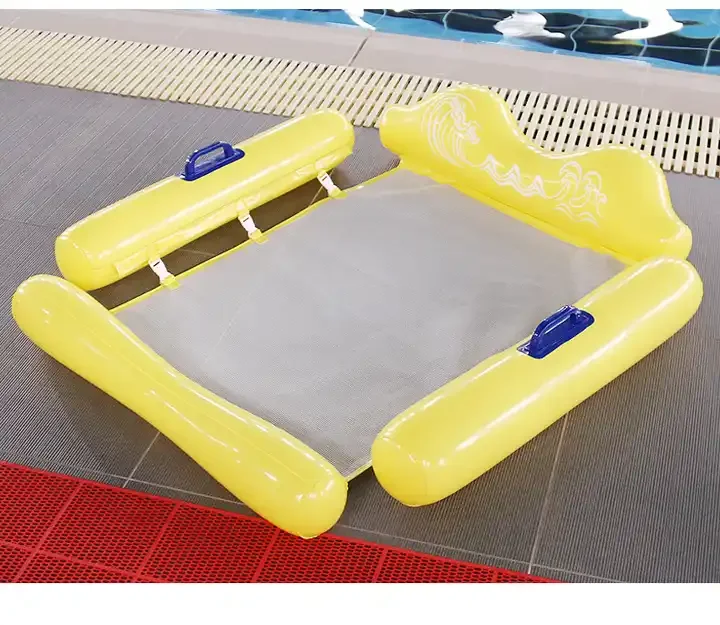 Floating Bed With Collapsible Backrest Water Float Hammock