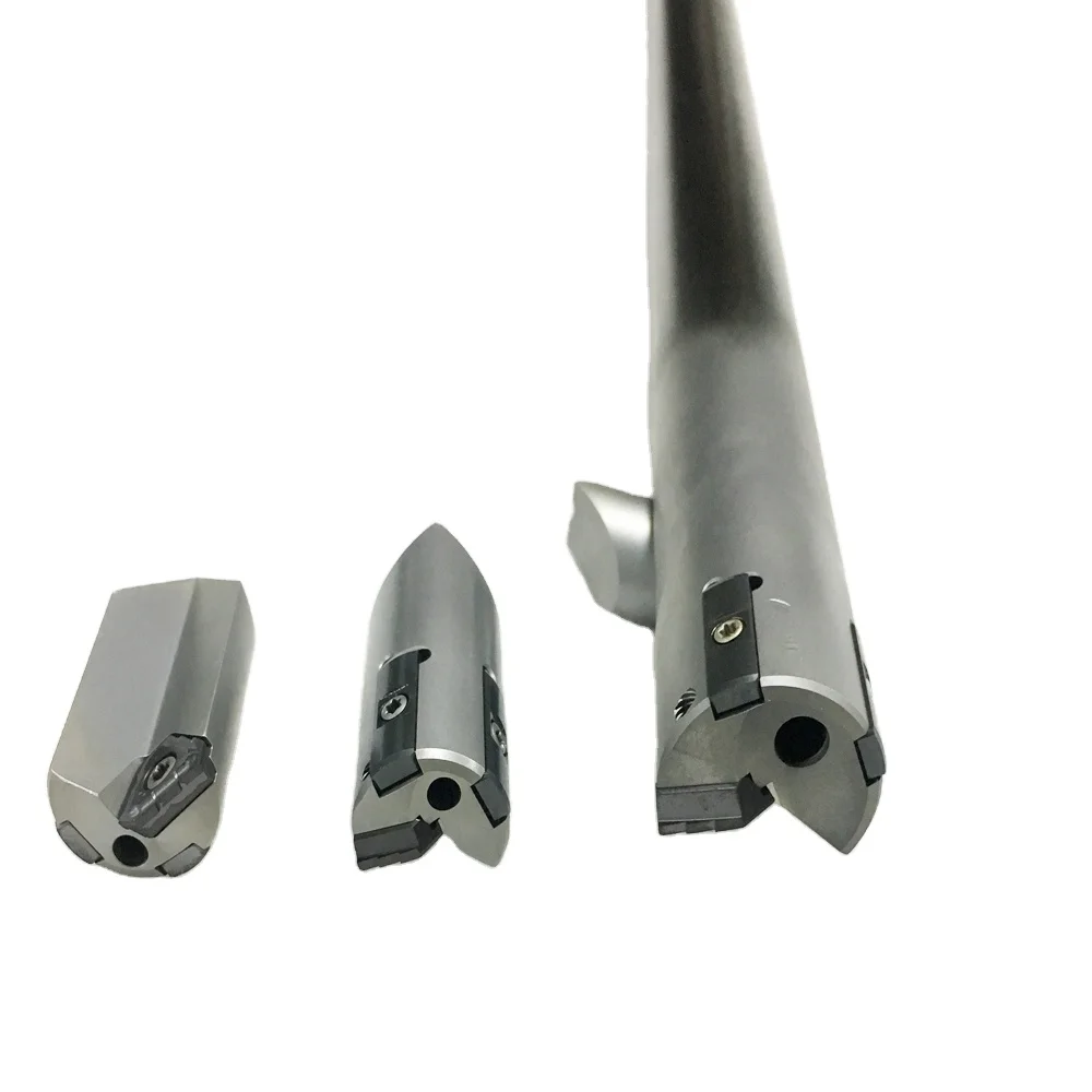 Index able gun drill bits 0.626 to 1.125 inch/8-60 MM Shank General Standard steel material processing