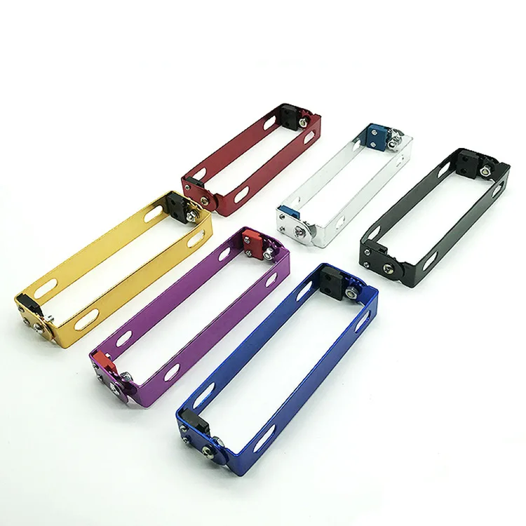 Modified Accessories Parts Motorcycle Pitbike Adjustable Aluminum Alloy License Holder Number Plate Mount Bracket
