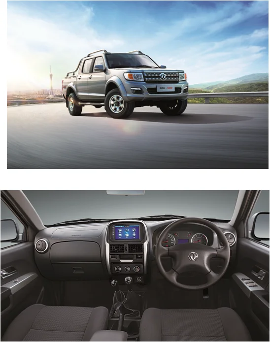 Dongfeng right hand drive pickup truck with mini pickup truck good quality for export 85/128