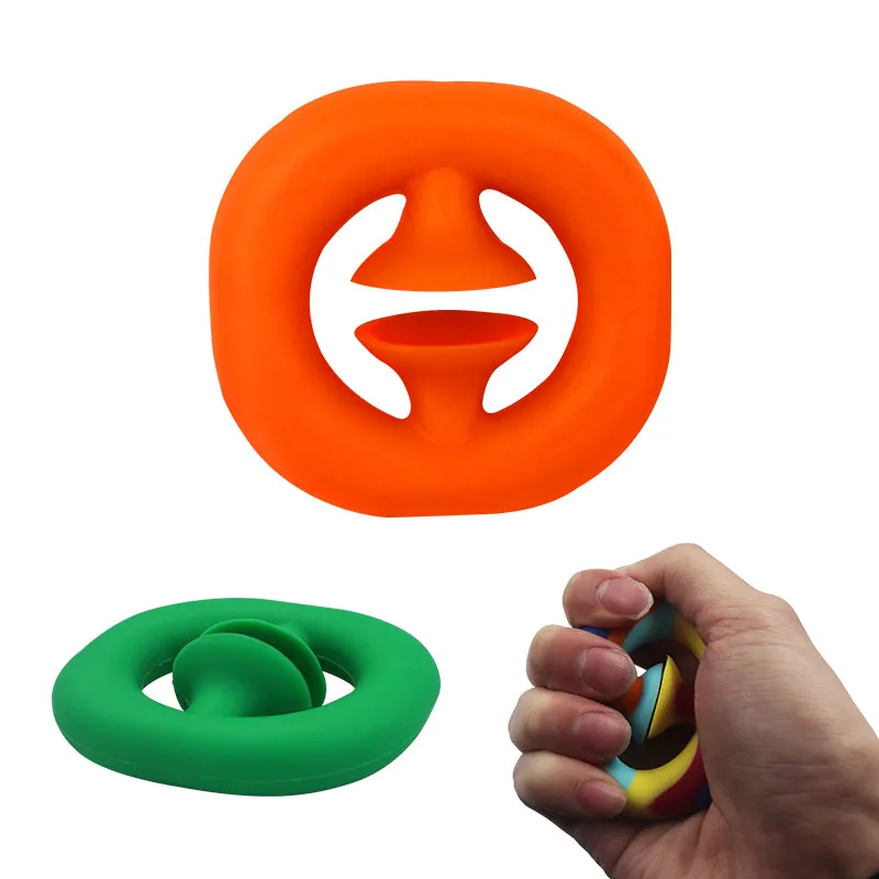 Silicone Grip Stress Reliever Fidget Adult Toys Square hand grip strengthener Exercise Training