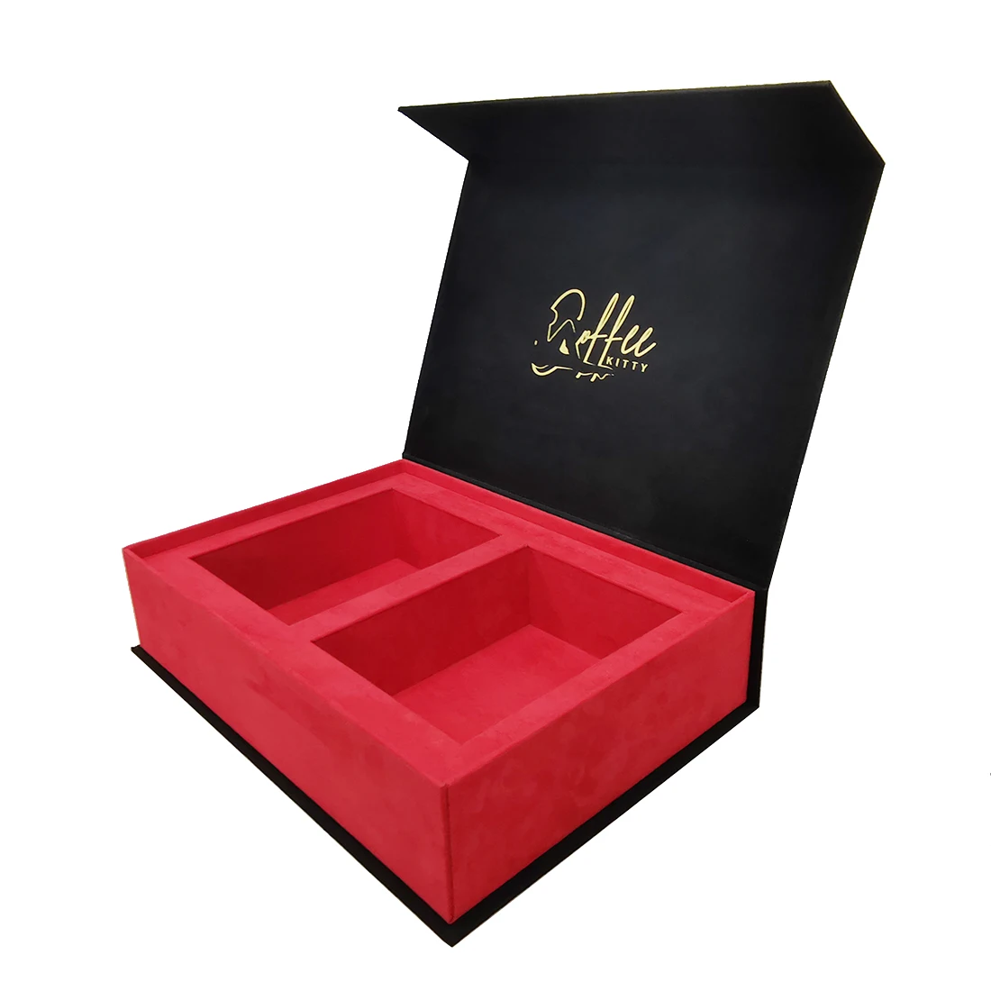Custom logo paper black perfume box packaging empty perfume boxes gift boxes with magnetic lid