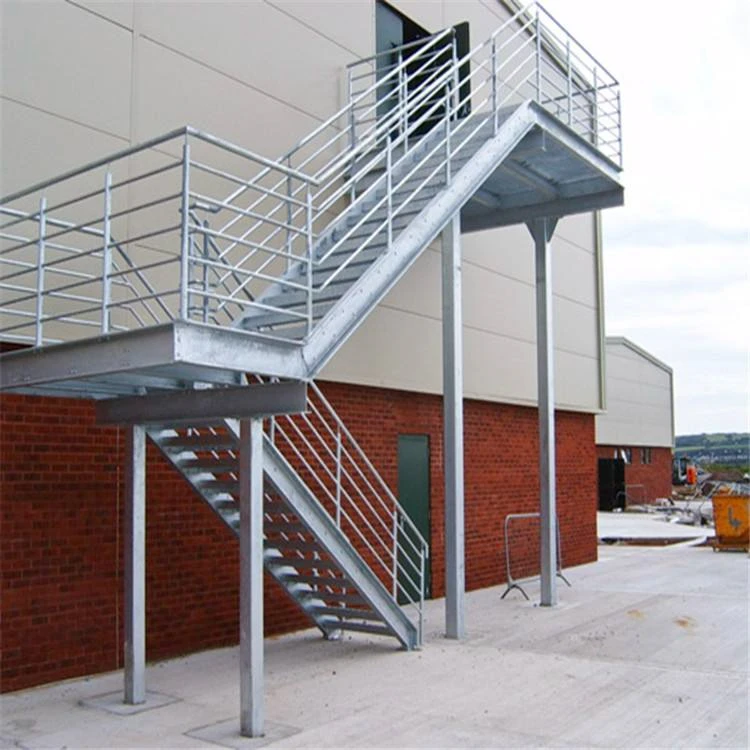 Durable and High-quality Modern Interior Outdoor Beam Floating Staircase Design Metal Steel Stairs