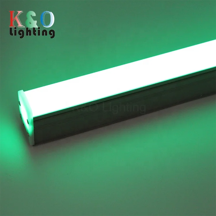 Building decoration Led outdoor facade linear strip lighting RGB DMX led tube line light
