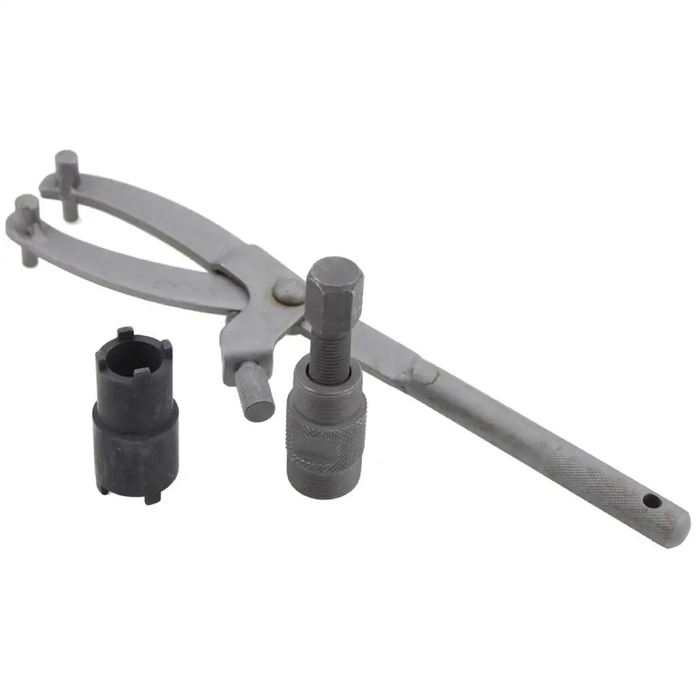 GOOFIT Stator Removal Kit Clutch Tool Double-head Repair Tools Magneto Pull Code 24mm/27mm Holder Replacement For Chinese Scoote