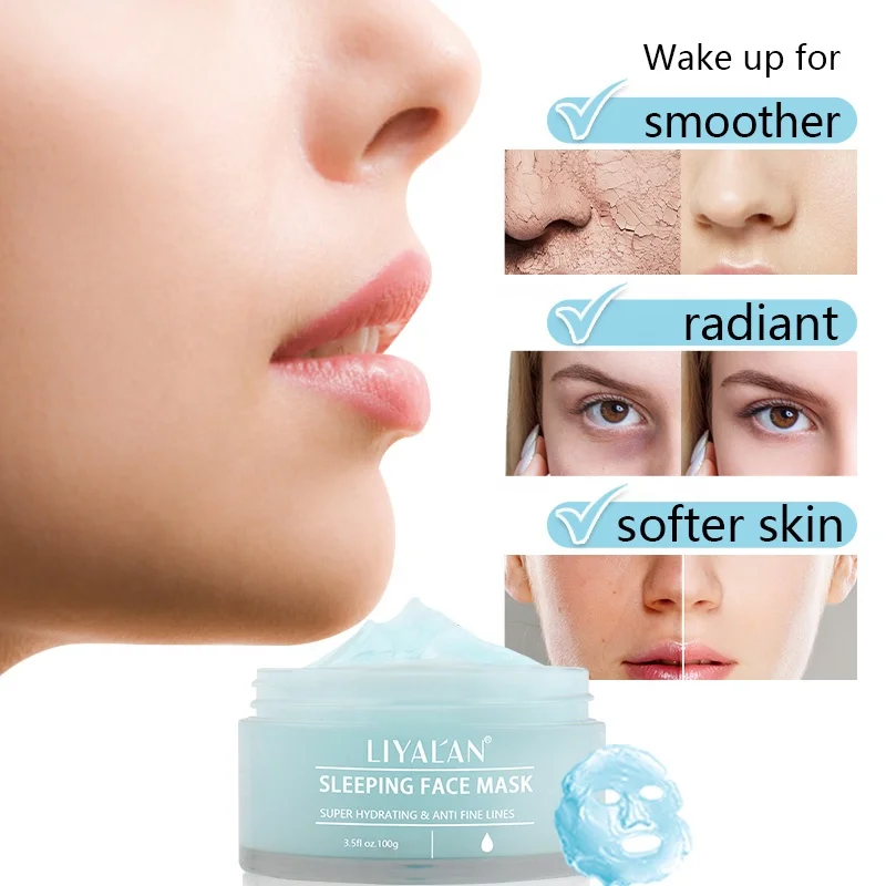 Wholesale Skin Care Sleeping Facial Mask Nourish Deep Glow Hydrating Anti Aging Sleeping Mask For Face