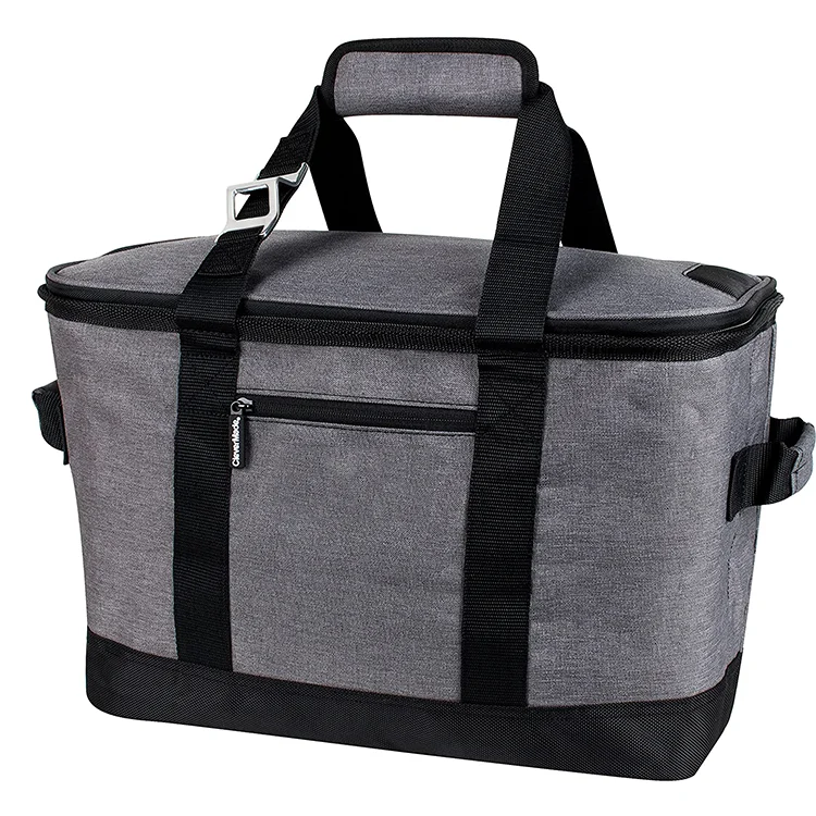 
Amazon foldable refrigerated insulated leak proof 50 cans of beverages with storage bags lunch portable beach cold storage bags 