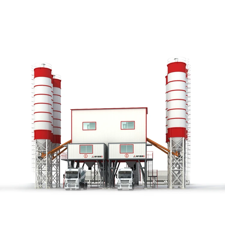 Skip Hopper HZS300 Concrete Batching Plant HZS300 Beton Mixing Plant Malaysia Production Line Indonesia Philippines RUSSIA