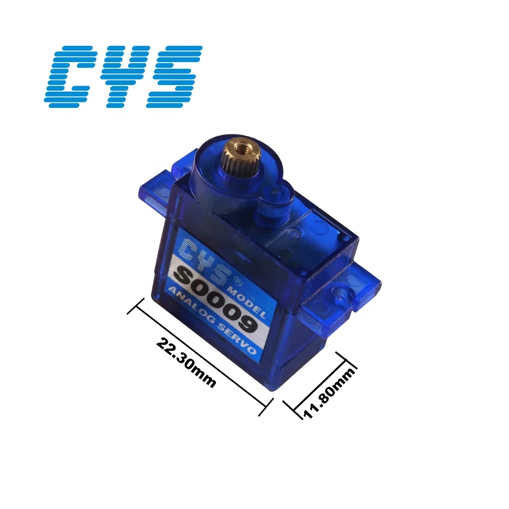 CYS-S0009MG 1.5kg Torque Small Volume RC Metal Gear Servo for RC Plane Helicopter Unmanned Aerial Vehicle