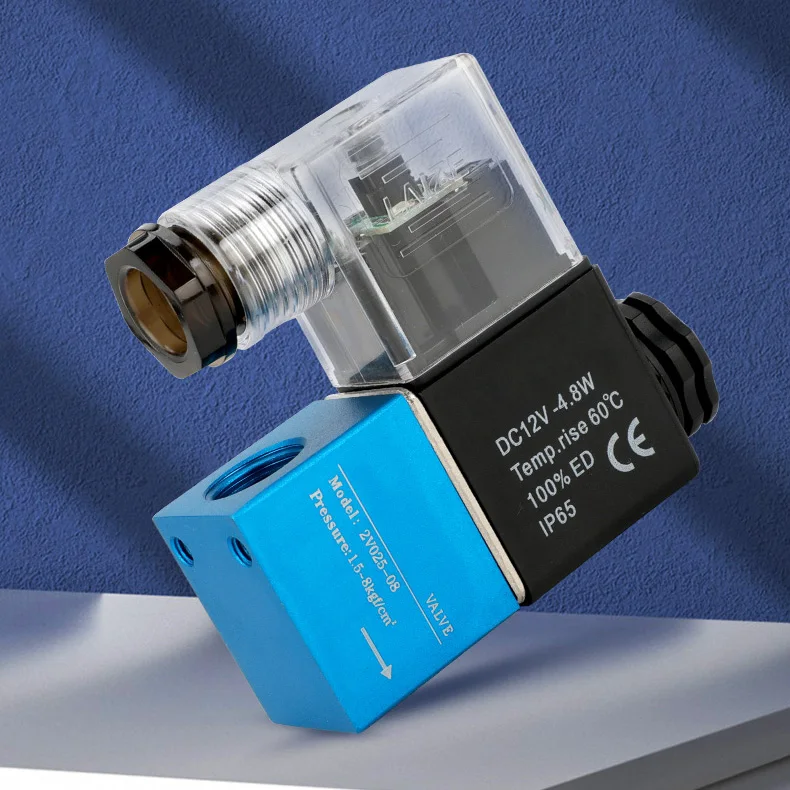 Quality Air Pilot Valve 2V025-08 2 Position 2 Way Pneumatic solenoid valve for Cylinder