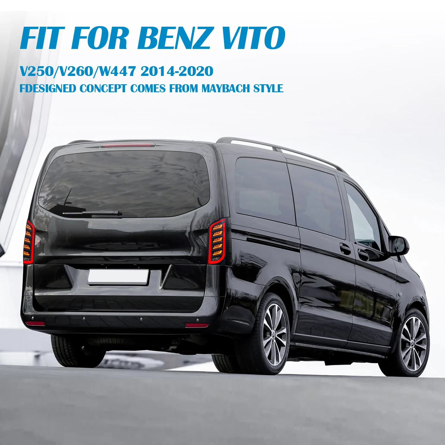 Производитель светодиодный задний фонарь для V250 Metris V220 V260 2016-2020 подключи и работай Mercedes Benz vito