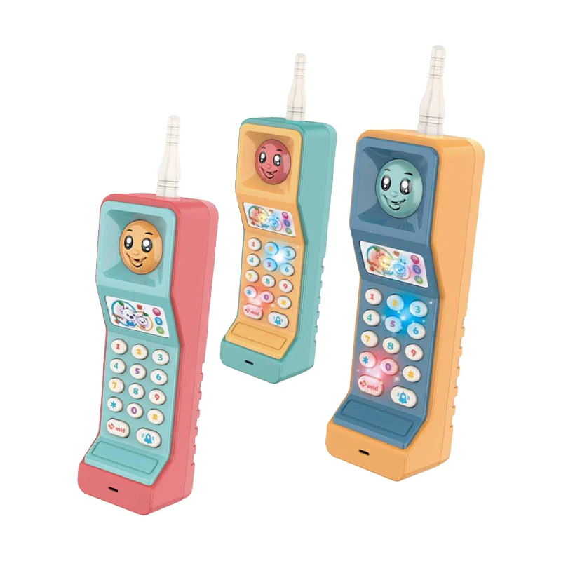 Multi-function simulation smart phone toy musical baby mobile for kids