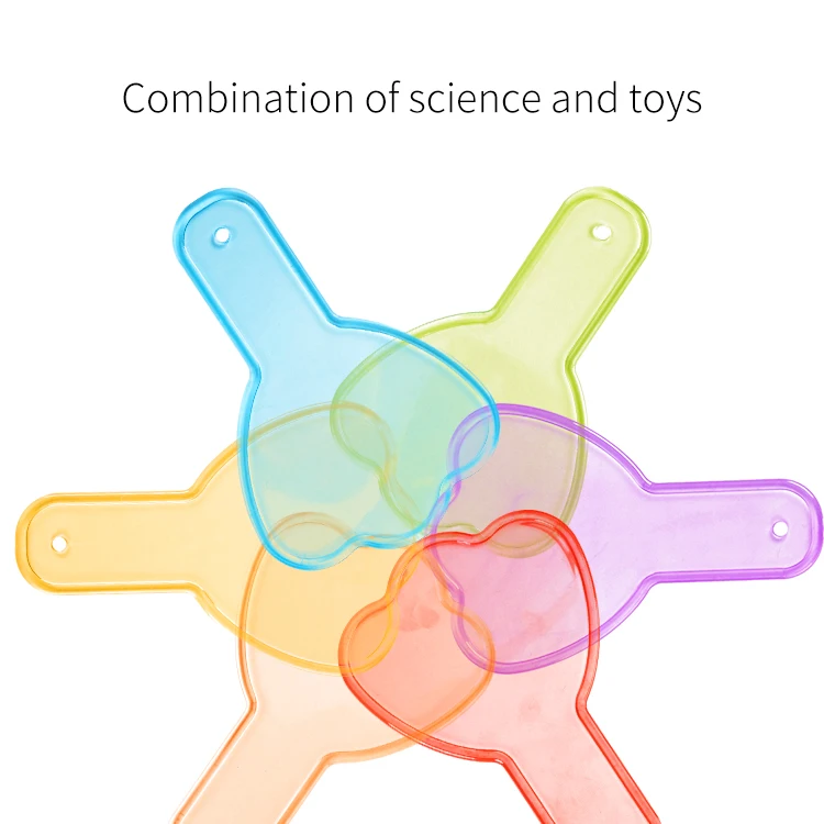 Early Education Baby Montessori Fidget Toy Translucent Paddles Set Color board Toy For Kids Educational new stem toys