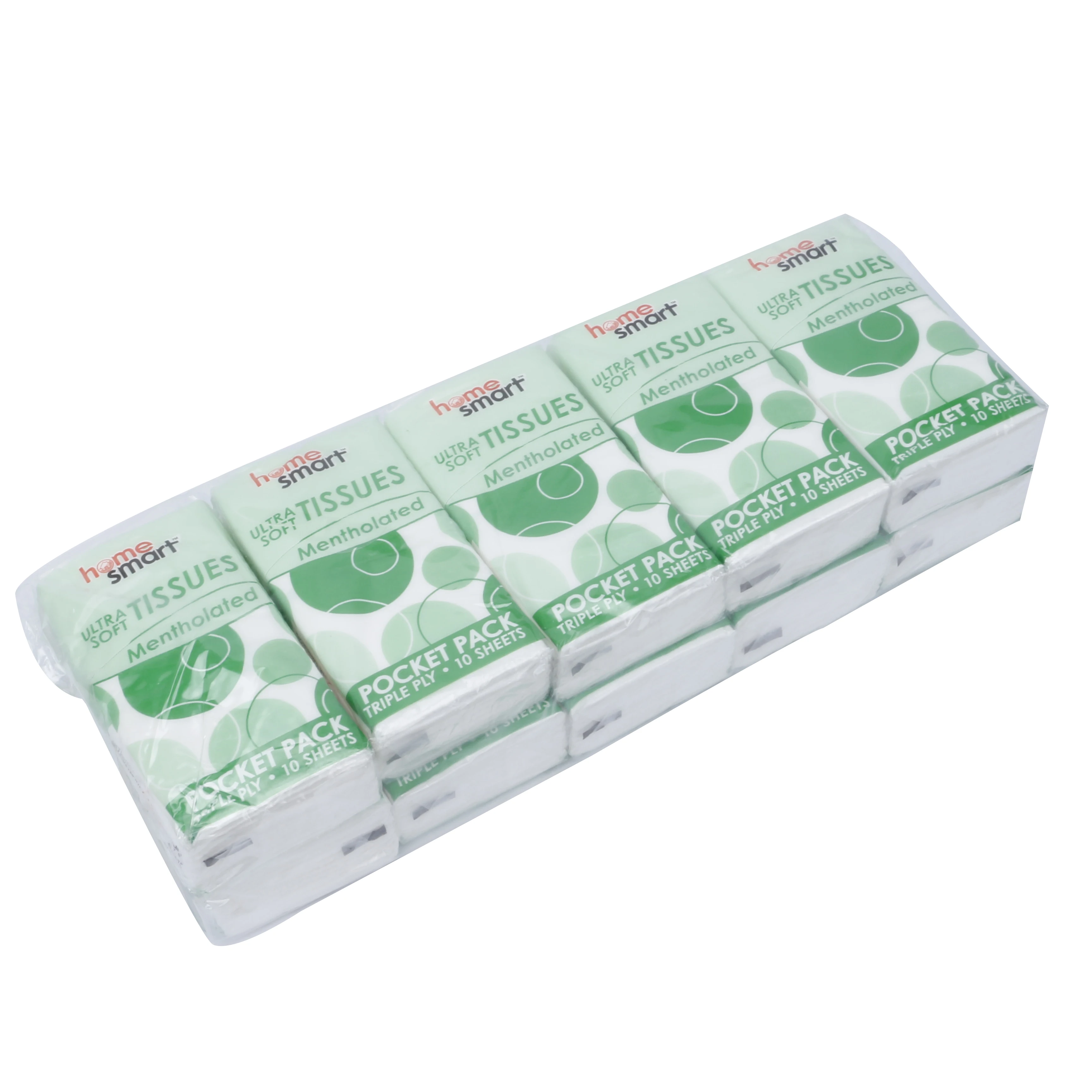 
100% Virgin 10Sheets White Fold Mini Pocket Tissue 