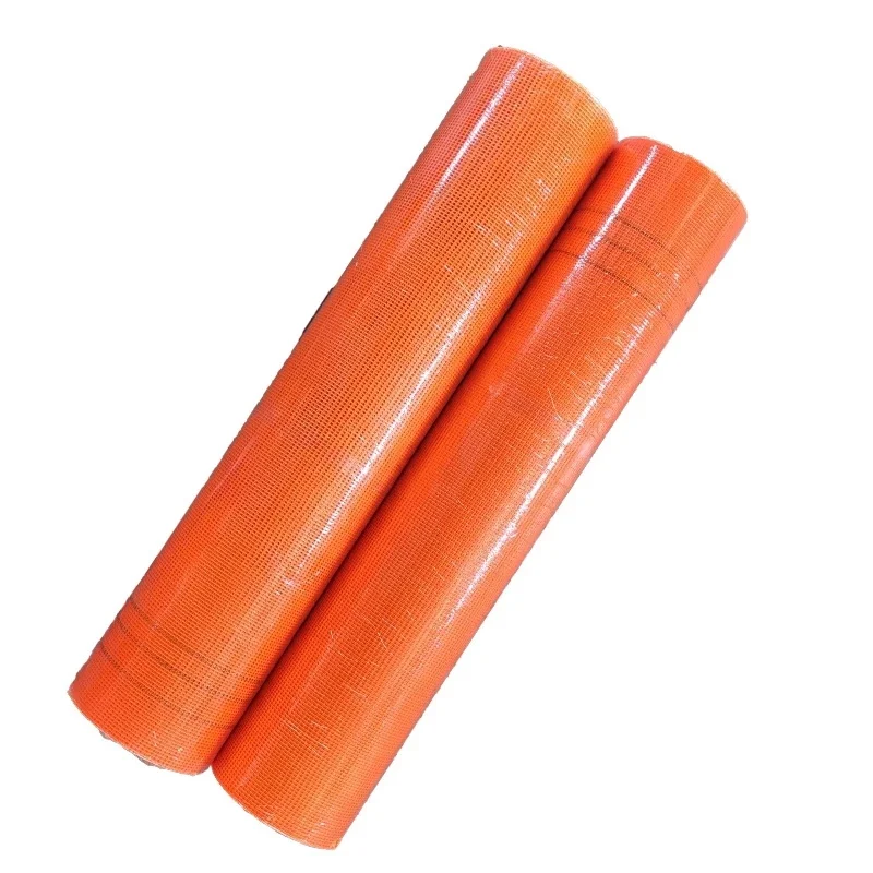 145/160g 4*4mm orange fiberglass mesh roll wall meshes for Turkey Market/siva filesi