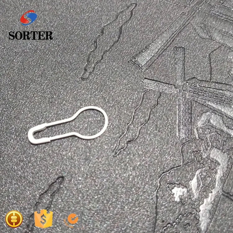 22mm white color pear safety pin bulb shaped high quality metal safety pin