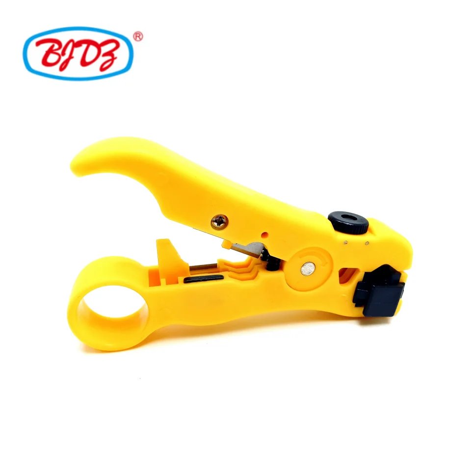 Universal stripping tool use on coaxial cable RG59 RG6 RG7 RG11 round networking cable and flat telephone cable in stock