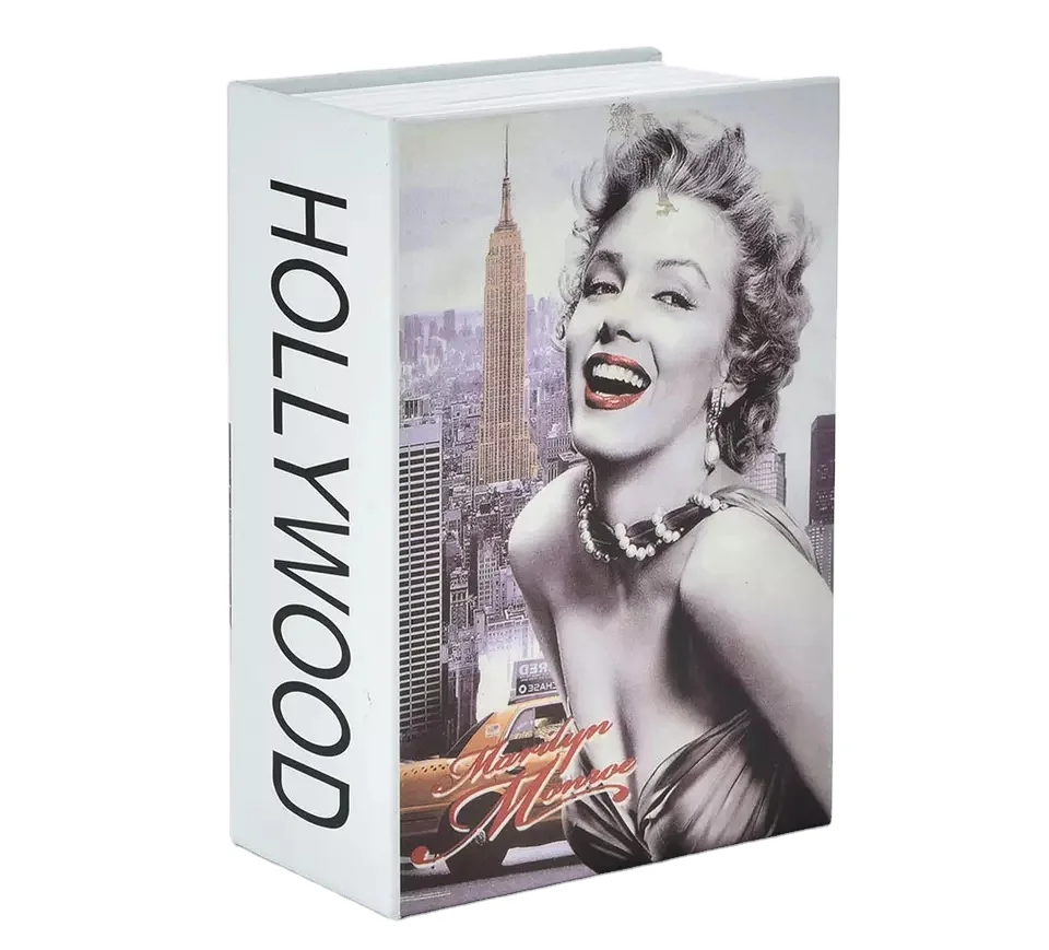 Dictionary Book Case Home Cash Money Jewelry Locker Secret Safe Storage money cash safe Box with Key Lock