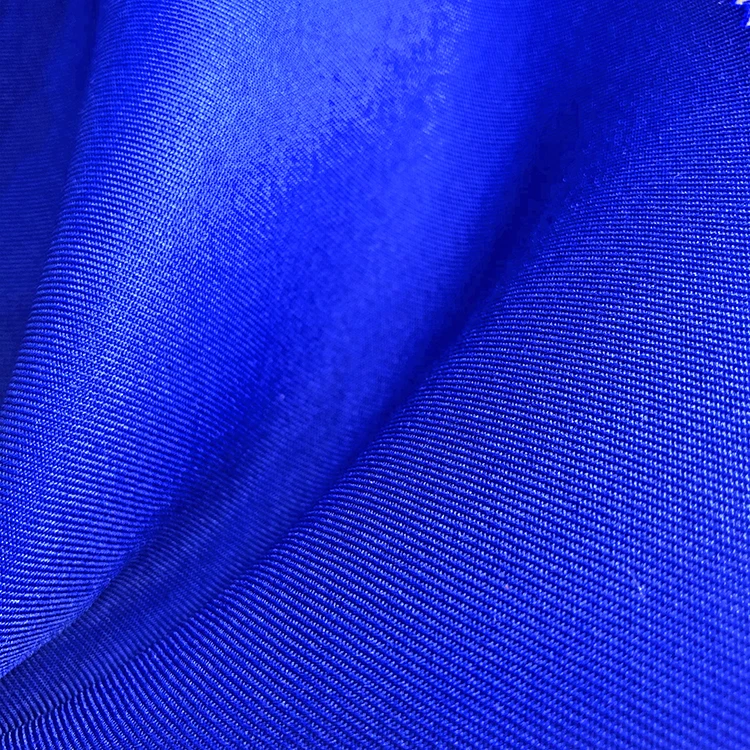 100% polyester woven twill dyed color customized gabardine office policeman electric uniform fabrics for safety uniform garments