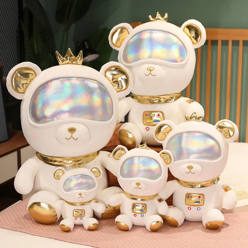 2022 Hot Selling Space Bear OEM Soft Stuffed Animal Astronaut Teddy Bear Doll Custom Plush Toys Baby For Kids