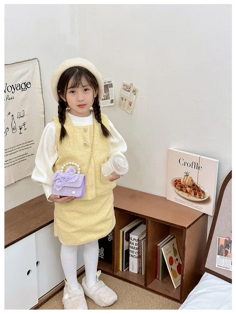 2024 New kids bags cute handbag purse children baby purse wholesale