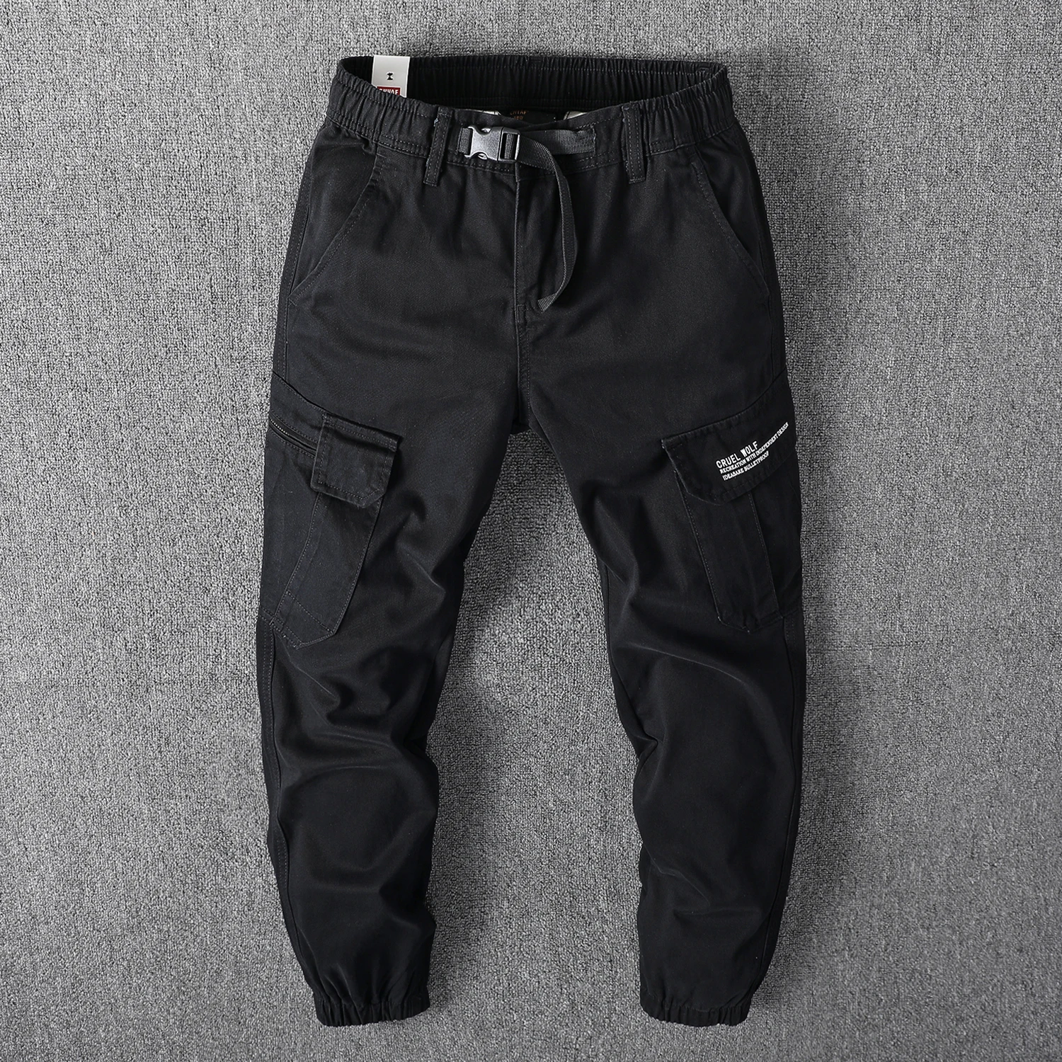 Fashion pocket design 100% cotton Camouflage cargo casual pants for men