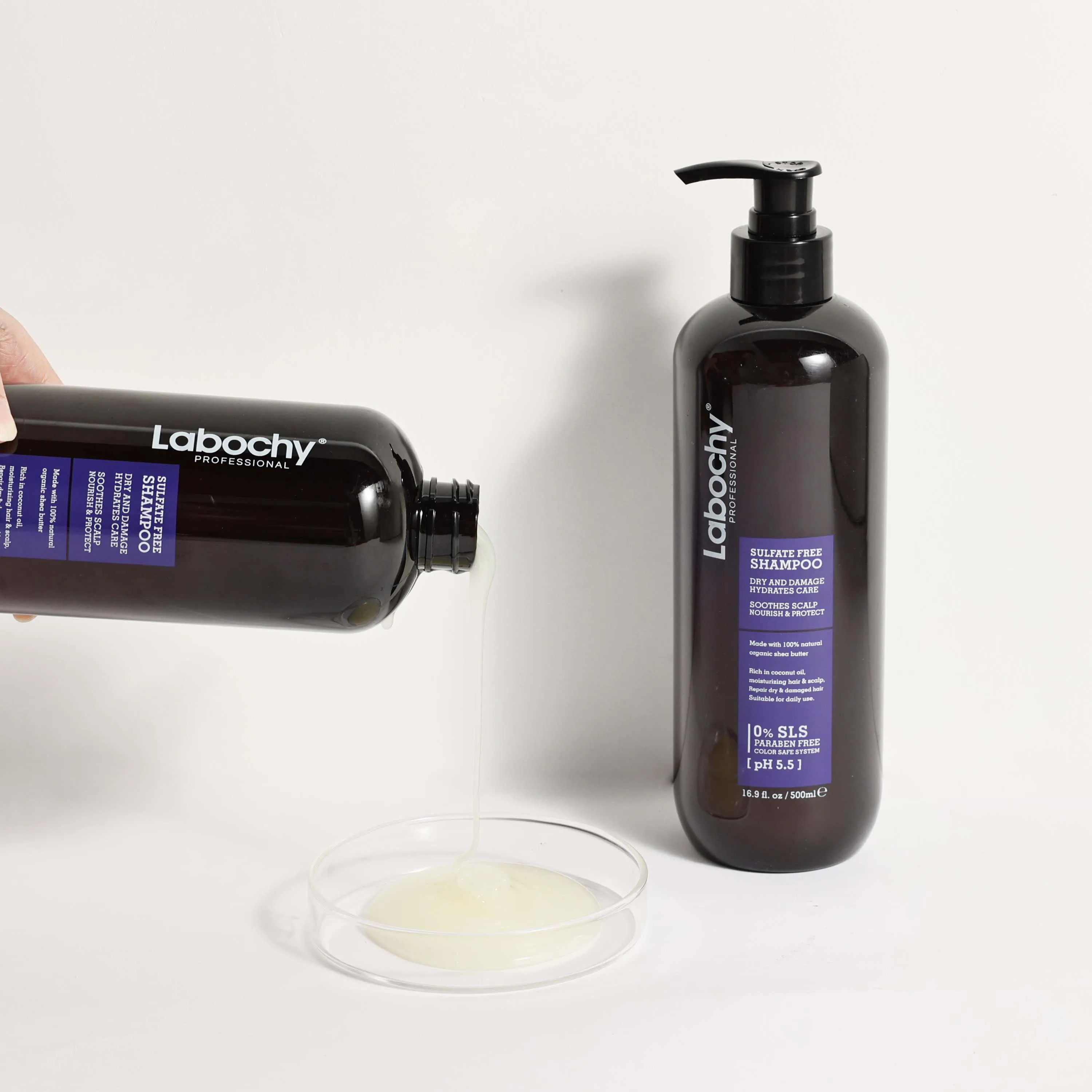 Private Label Organic Sulphate Free Shea Butter Shampoo Suitable For Daily Use