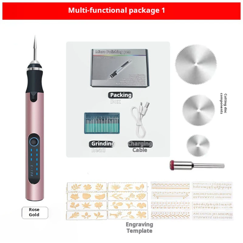 Mini electric grinder lithium battery nail art engraving polishing grinder hardware tool electric small polishing pen