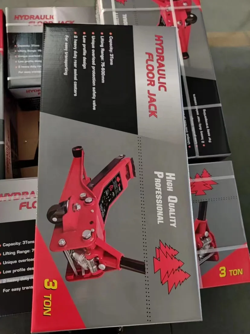 2023 Chinese OEM Wholesaler CE Certification 3T Floor Pump Car Jack  Manual Repair Hydraulic Floor Jacks For Car