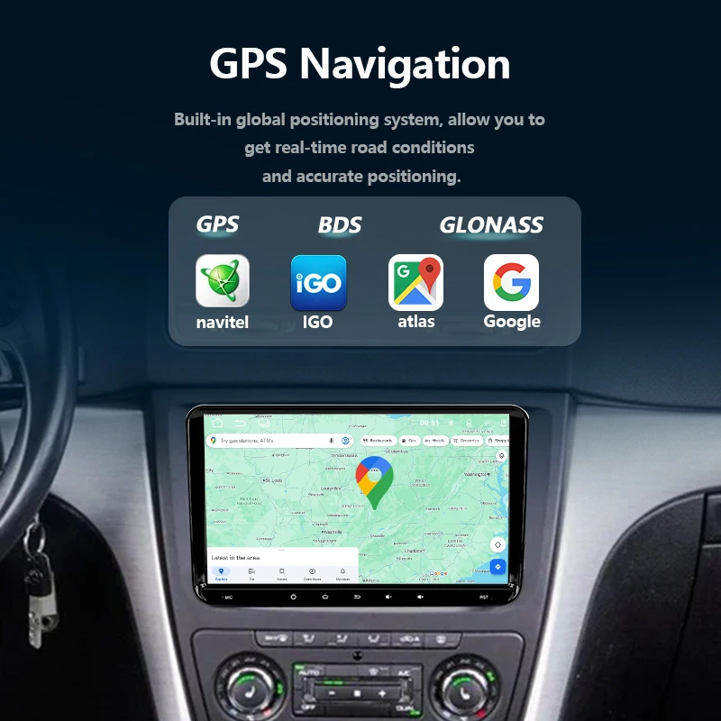 Factory N1Pro 64GB Android 10 Car Radio Audio 2 Din DSP DVD Player for VW POLO Golf MK5 A6 Bora Beetle SKODA Passat B6 2005-2010