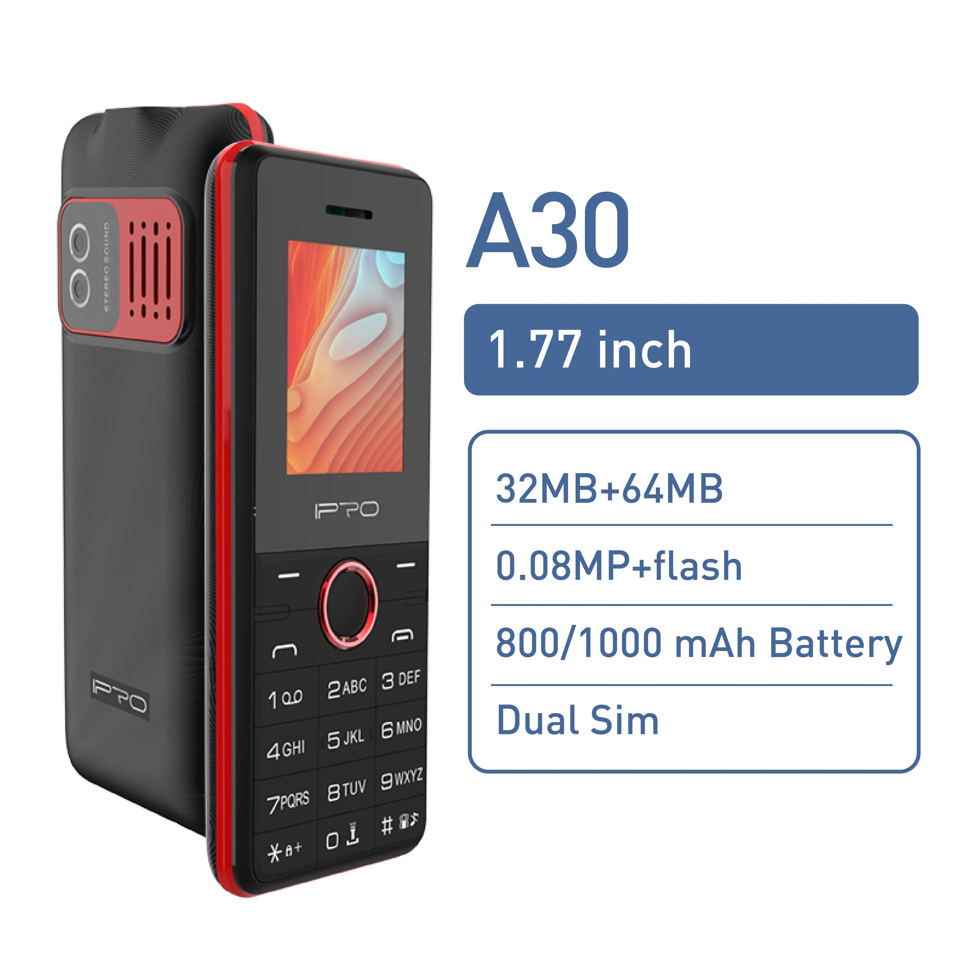 2023 New low price 1.77 inch dual sim bar phone support MP3/MP4 FM dual camera 2G bar phone