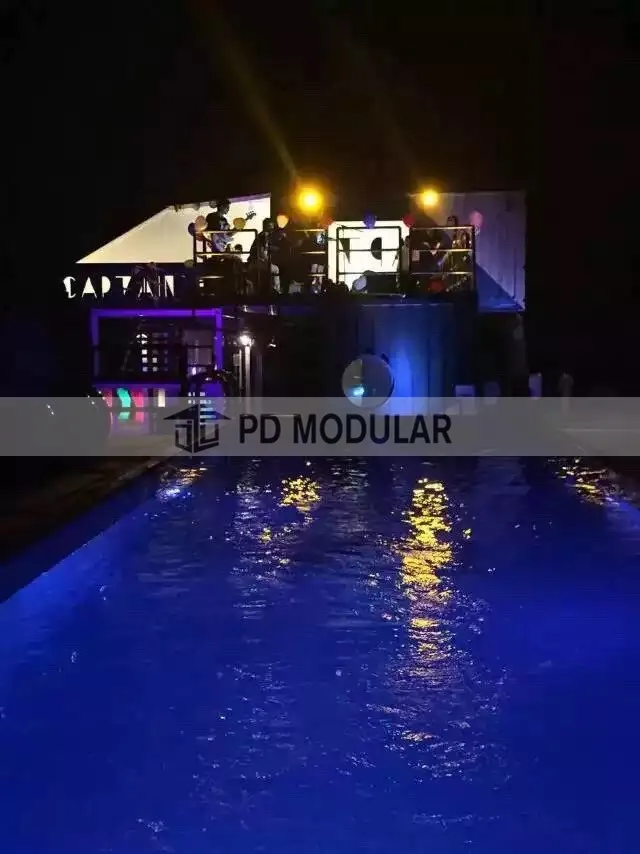 Prefab modular assembled metal frame swimming pool metal wall