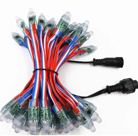 DC12V Ws2811 Водонепроницаемая светодиодная Пиксельная Rgb-гирлянда с цифровым