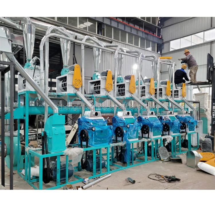maize meal processing machines