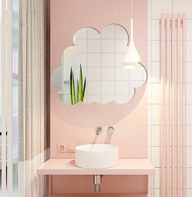 Flexible Customized Size Home Decoration Wall Laser Ready PS PC Acrylic Mirror Sheets For Furniture