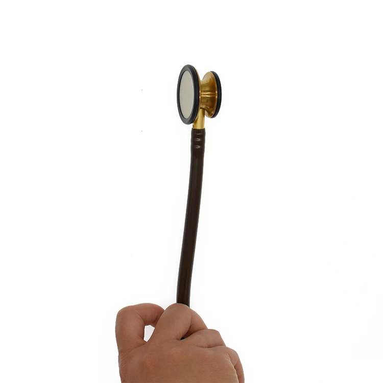 Китайский производитель, прямые продажи, медицинский стетоскоп, диагностический легкий стетоскоп, коричневый стетоскоп