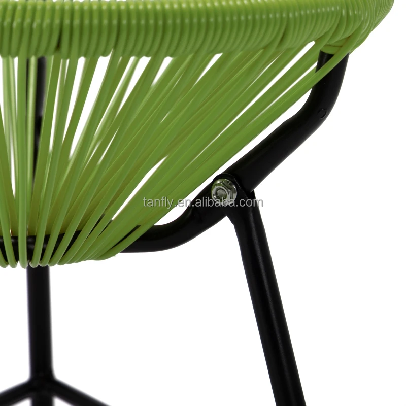 Rattan Furniture Patio Use Papasan Chair Cane Acapulco Rosary Wicker Chair Outdoor Garden