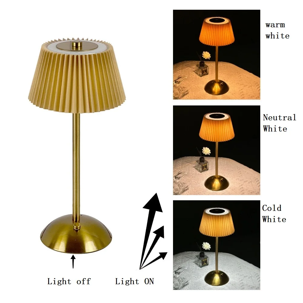 Creative USB 5V DC Dimmable Table Lamp For Desk Bedside Desk Decor Bar Night Light Holiday Party Gift Hotel