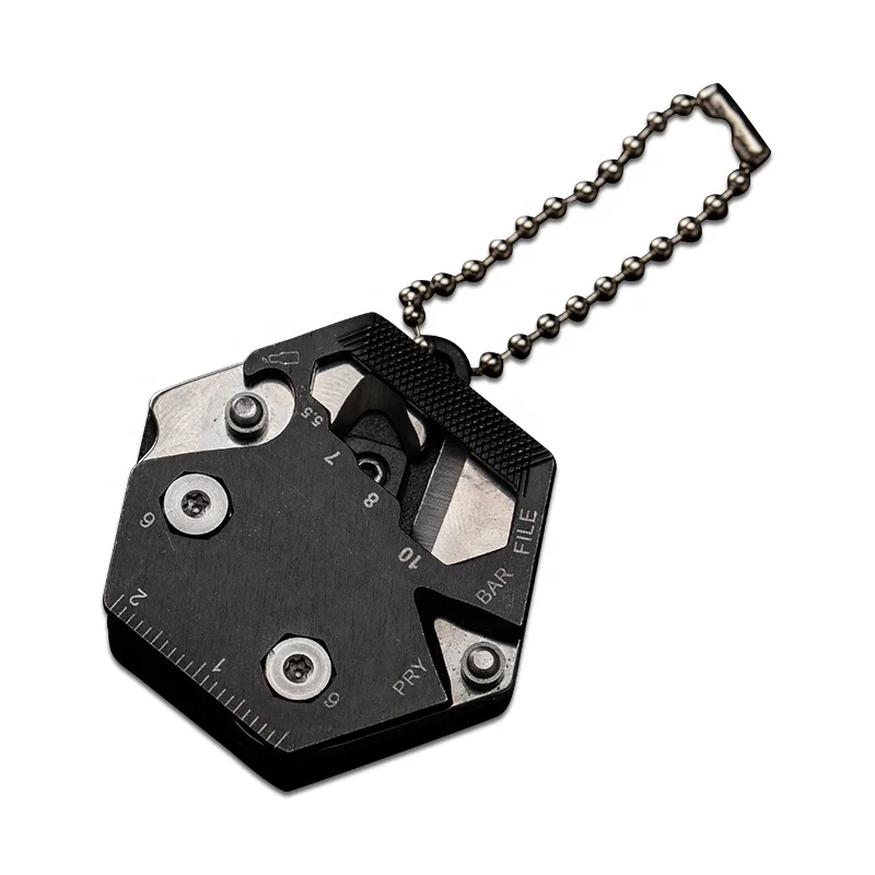 Convenient multifunction stainless steel coin knife Portable EDC outdoor folding knife combined screwdriver portable mini knife