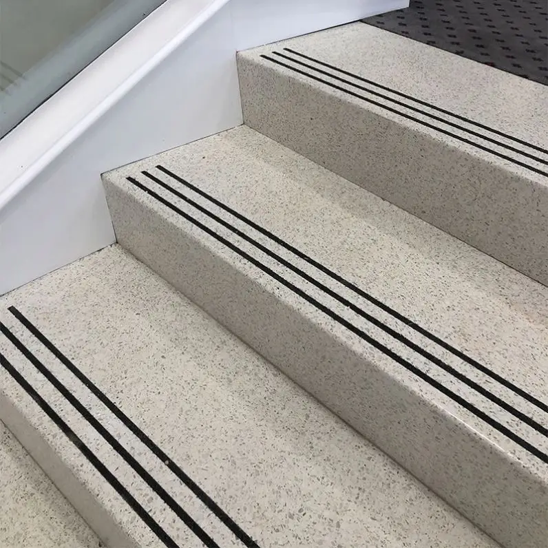 Natural Granite Stone Anti Slip Stair Nosing Outdoor Staircase Treads and Risers
