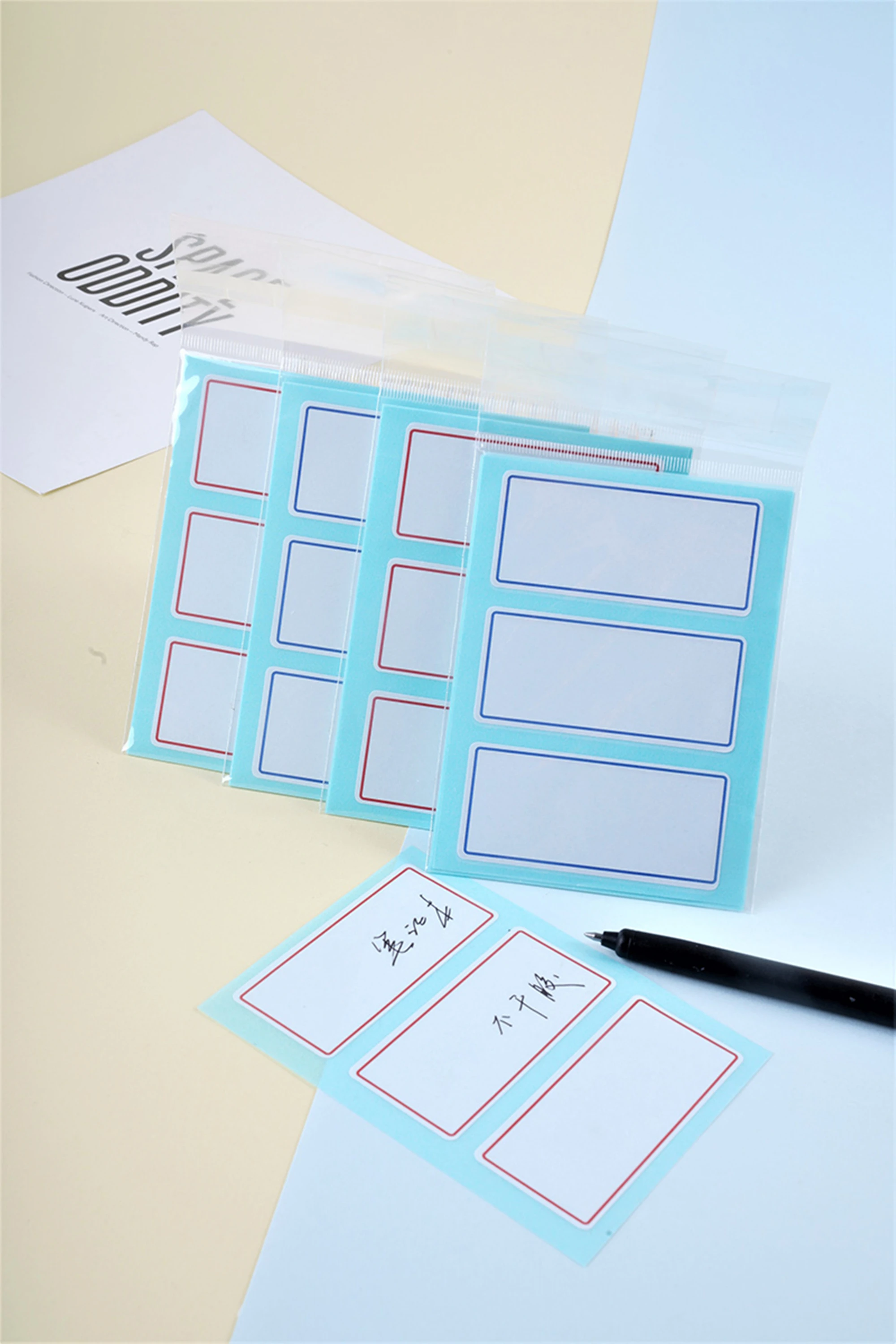 Useful and Exquisite Office & School Supplies White Stationery Paper Label for Students, Teachers and Staff to Write and Paste
