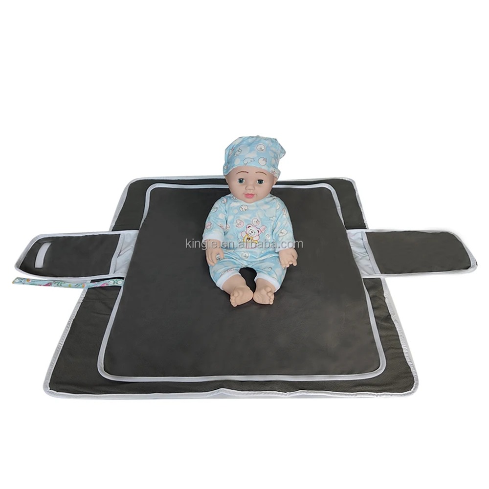 
Factory wholesale custom bamboo washable waterproof diaper changing pad 