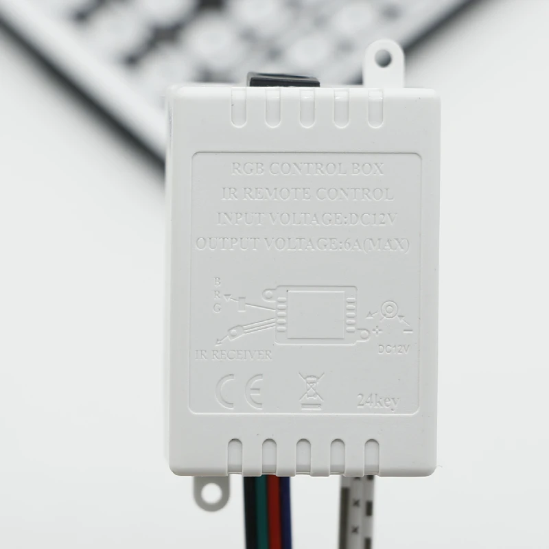 RGB блок управления 44 клавиши один три инфракрасный пульт дистанционного DC12V для дома умные полосы 5050 3528 2835 светодиод