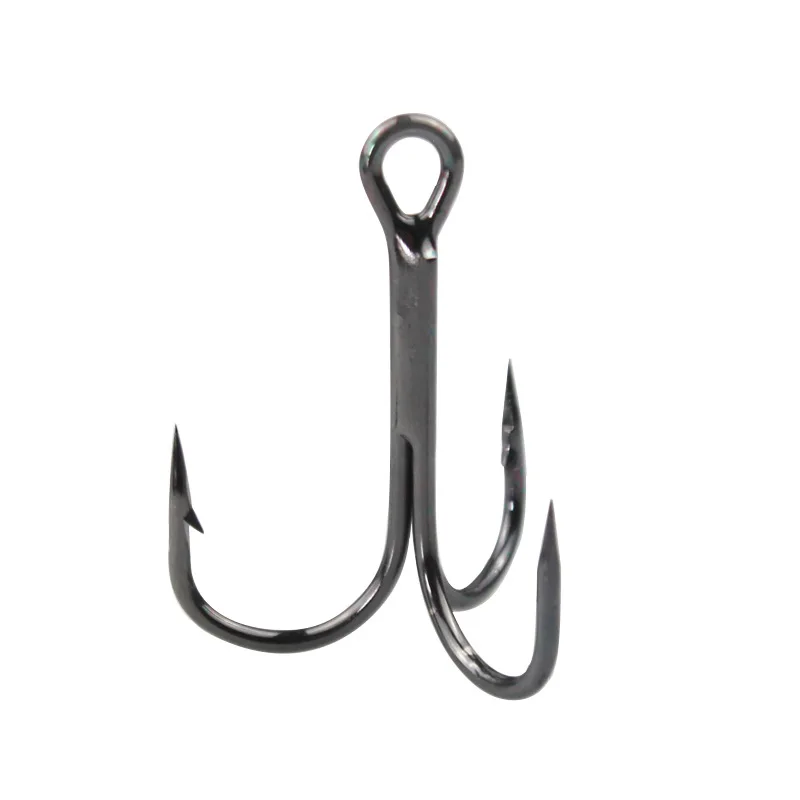 Fulljion Sea Stainless Steel Carp High Carbon Fishing Hook Treble Fishhook